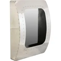 SIT Möbel SIT Spiegel, in moderner Flugzeugoptik, silberfarben