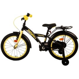 T&Y Trade 18 ZOLL Kinder Jungen Fahrrad Kinderfahrrad Bike Rad TB Gelb 21796 - Schwarz