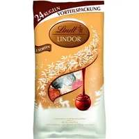 24 Lindt Lindor Kugeln XXL Mischung Haselnuss Weisse Schokolade Pralinen 300g