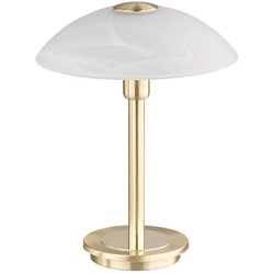 Tischleuchte PAUL NEUHAUS „ENOVA“ Lampen Gr. 1 flammig, Ø 20 cm, braun (messing matt) LED Tischlampen