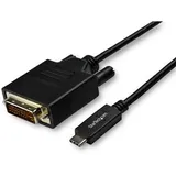 Startech StarTech.com USB-C auf DVI Kabel - USB 3.1 Typ C zu DVI - Monitorkabel - 1920 x 1200 - schwarz