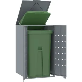 deluke Mülltonnenbox GORILO 69 x 79 x 117 cm grau
