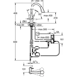 Grohe Zedra Touch chrom 30219002