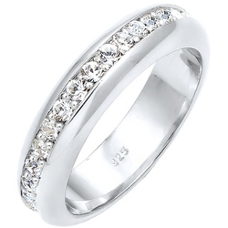 Elli PREMIUM Elli PREMIUM Pierścień Cocktail Bandring Kristalle 925 Silber Ringe   Damen 