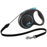 Flexi Black Design M leash 5 m 20 kg blue