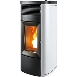 MCZ Pelletofen Musa Hydromatic M2+ 17,7 kW Heizung Weiss Ofen wassergeführt