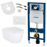 Geberit Wand-WC mit WC-Sitz Weiß