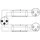 Omnitronic XLR Adapterkabel 1x XLR-Stecker 3 polig - 2x XLR-Buchse 1,5m (30225210)