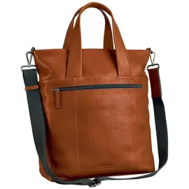 LEONHARD HEYDEN Hamburg Shopper Leder Cognac