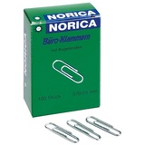 NORICA Büroklammern 24mm glatt, silberfarben, 100 Stück