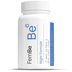 Natürliches Schlafmittel Melatonin & Zitronenmelisse Kapseln - Be6 FemBe