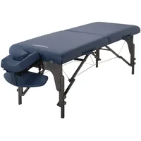 MASTER MASSAGE EQUIPMENT Master Massage 79cm Montclair Mobil tragbar Massageliege Massagebett Massagebank Kosmetikliege (Standard Königs Blau)