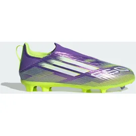 adidas F50 League Laceless FG/MG Purple Rush / Cloud White / Lucid Lemon 28