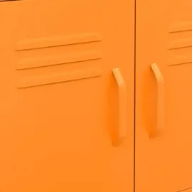 vidaXL Lagerschrank Aktenschrank 60x35x56 cm orange