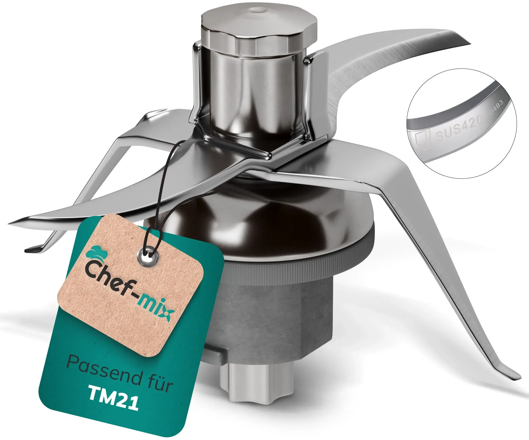 Messer passend für Thermomix TM21 Küchenmaschine