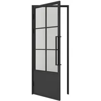 Inova wohnen Zimmertür links 83 x 204 cm schwarz