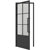 Inova wohnen Zimmertür links 83 x 204 cm schwarz