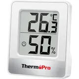 ThermoPro TP49 Mini Thermo-Hygrometer, Thermometer Hygrometer Innen Tem