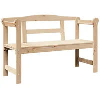 VidaXL Gartenbank 119x76x44 cm Massivholz Kiefer