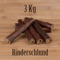 Kauzeit 3 Kg Rinderschlund Dörrfleisch Rinderdörrfleisch - wie Ochsenziemer Rinderohren