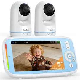 BOIFUN Babyphone 5" PTZ 300m
