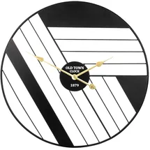 Casablanca by Gilde Wanduhr Stripes schwarz