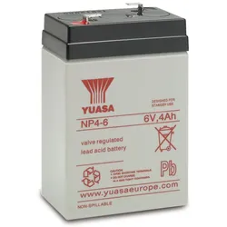 YUASA Blei-Akkumulator NP4-6, 6 V-/4 Ah