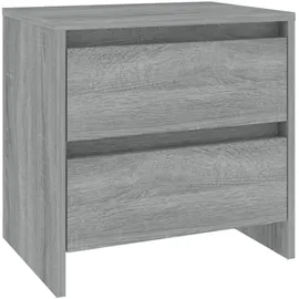 vidaXL Nachttisch Grau Sonoma 45x34,5x44,5 cm Holzwerkstoff