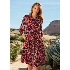 GOLDNER Hemdblusenkleid Rot 54