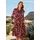 GOLDNER Hemdblusenkleid Rot 54