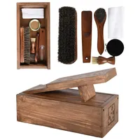 Esschert Design Schuhputzset/Kiste mit Schuhablage, 0