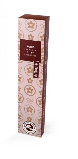 Aromandise japanische Räucherstäbchen - Rubin  rauchfrei (40St)