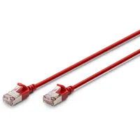 Digitus CAT 6A F-FTP Slim Patchkabel, 1,5m, Rot