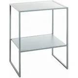 Haku-Möbel Beistelltisch rechteckig Metall grau 45,0 x 35,0 x 60,0 cm, 1 St.