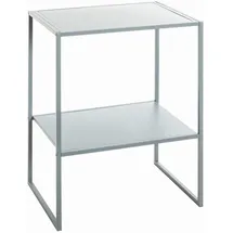 Haku-Möbel Beistelltisch rechteckig Metall grau 45,0 x 35,0 x 60,0 cm, 1 St.