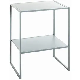 Haku-Möbel Beistelltisch rechteckig Metall grau 45,0 x 35,0 x 60,0 cm, 1 St.