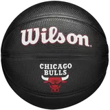 Wilson NBA Team Tribute Mini Basketball Schwarz 3