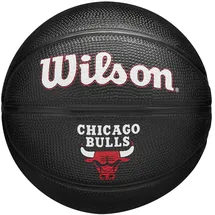 Wilson NBA Team Tribute Mini Basketball Schwarz 3