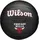 Wilson NBA Team Tribute Mini Basketball Schwarz 3