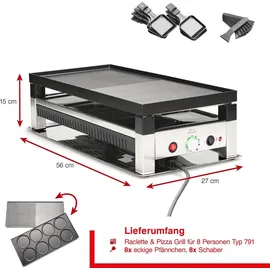 Solis 4 in 1 Tischgrill für 8 Pers. (Typ 791),