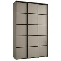 Abiks möbel MÖBEL Kryspol Schwebetürenschrank, Kaschmir, Metall, Nachbildung, 6