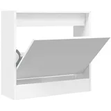 vidaXL Schuhschrank Weiß 60x21x57 cm Holzwerkstoff