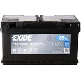 Exide Premium Carbon Boost EA852 Autobatterie 85AH 12V statt 80Ah 90Ah Batterie