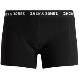 JACK & JONES JACDALE SMILEY Trunks Schwarz/Dunkelblau XL 5er Pack