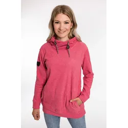 Kapuzensweatshirt DEPROC ACTIVE "SWEAT ALBERTA WOMEN", Damen, Gr. 36 (S), lila (mauve), 100% Polyester, sportlich, bequem, Langarm angesetztes Bündchen, Sweatshirts Hoodie Outdoorbekleidung Sportbekleidung Sweatjacke Sweatshirt Zip-Hoodie, aus funktionalem Piqué-Fleece