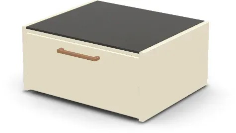 Brabura CT 80 Kamado Modul - Schwarz / Perle Blanche / Holzgriff