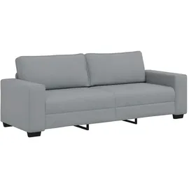 vidaXL 3-Sitzer-Sofa Hellgrau 180 cm Stoff
