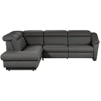 himolla Ecksofa Leder  9707 , braun , Maße (cm): B: 275 H: 84 T: 245