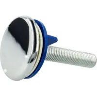 tecuro Hahnlochstopfen Deckrosette Hahnlochdeckel Ø 48 mm Metall hochglanzverchromt