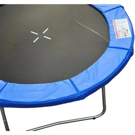 Homcom Trampolin Randabdeckung Ø366 cm-Blau) (Trampolin nicht inbegriffen)